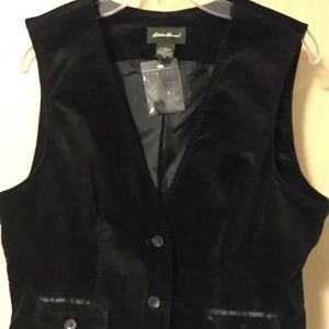 Black Velvet Vest